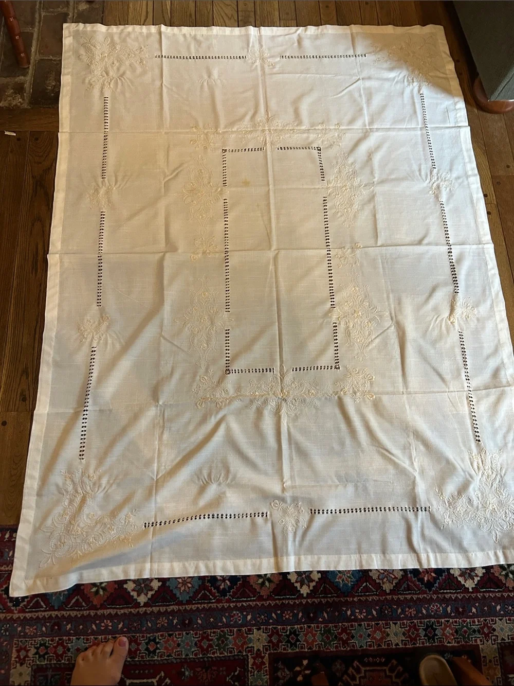 Vintage Hand Crafted Irish Linen from Ballymote Ireland  Table Cloth/Napkins